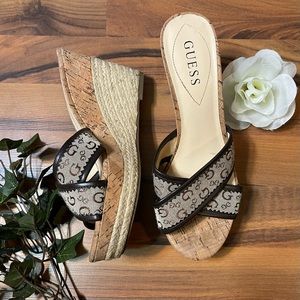 • Guess | Tulia Espadrilles Wedges | Size 8.5 •